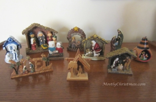 Christmas Decorating Nativity scenes