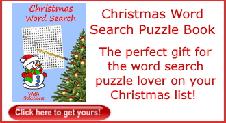 Christmas Word Search Puzzle Book