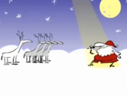 White Christmas Cartoon Song