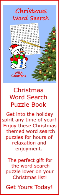 Christmas Word Search Puzzle Book